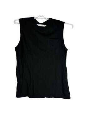 Revolution OT Black Sleeveless Pocket Shirt Mens XL Casual Tank Soft